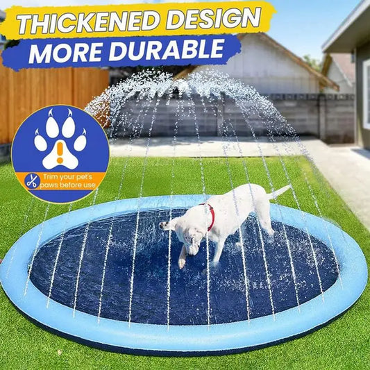 Inflatable Pet Sprinkler Pool