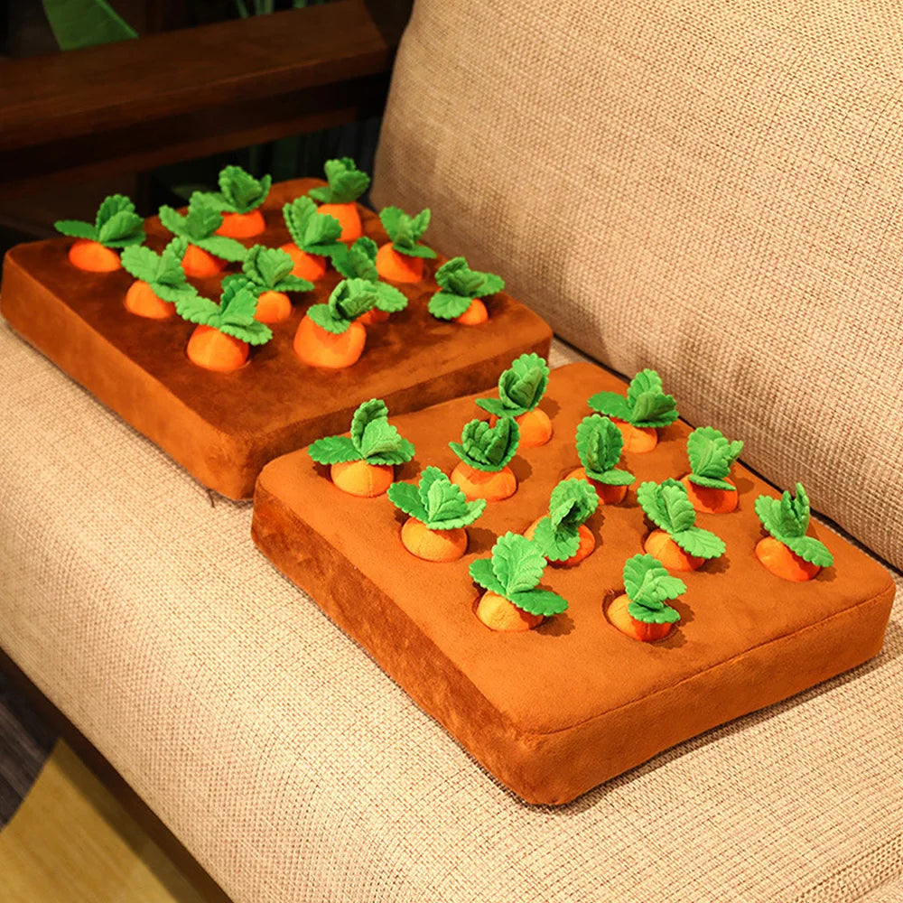 Carrot Garden Dog Toy