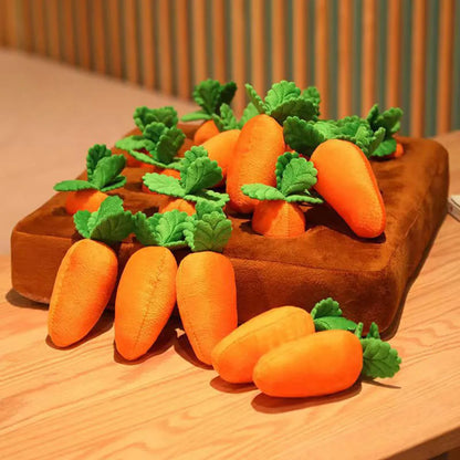 Carrot Garden Dog Toy